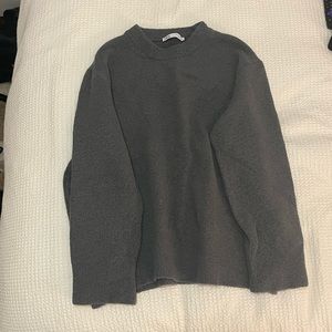 Zara dark moss green sweater